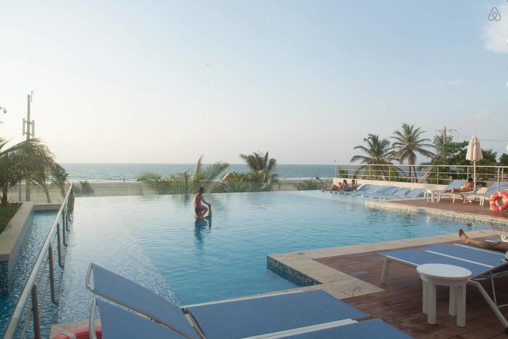 Luxury Apartment In Ocean Pavillion Hotel Cartagena Ruang foto